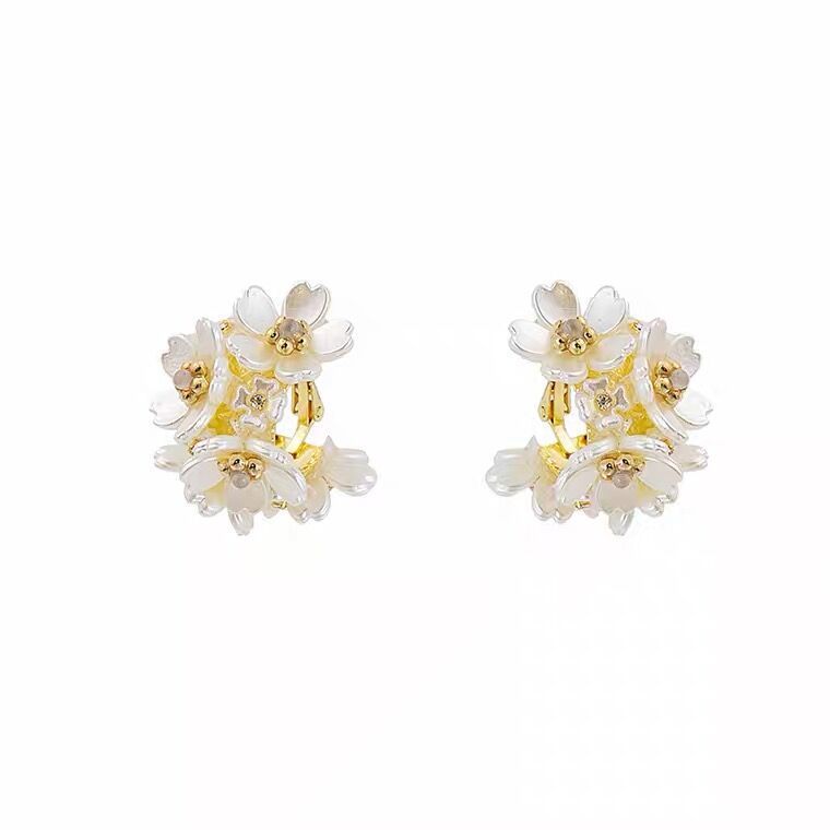 Unique Exaggerated Flower Earrings